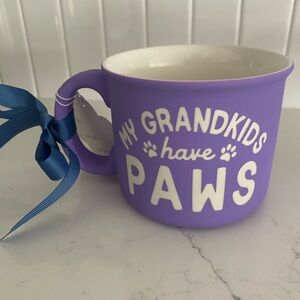 My Grandkids have Paws, Purple Mug